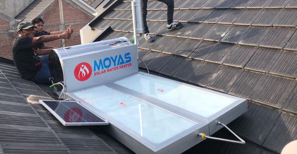 Moyas Solar water heater pemanas air